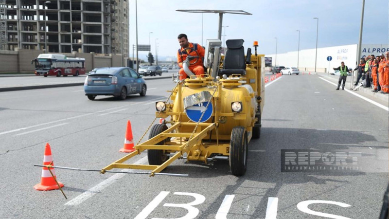 Avtobus zolağına təyinatı üzrə daxil olmayan digər nəqliyyat vasitələri cərimələnəcək