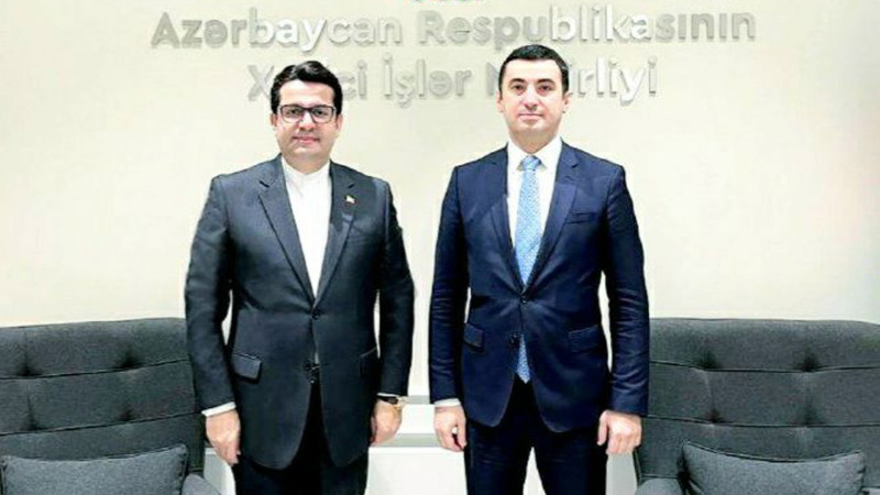 İran səfiri Azərbaycan XİN-in sözçüsü ilə görüşüb