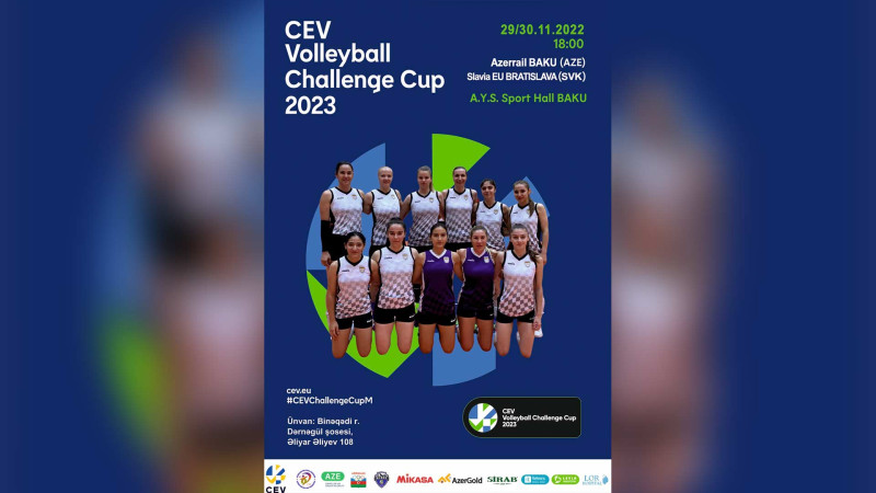 Qadın voleybolçularımız Çağırış kubokunda mübarizə aparacaq