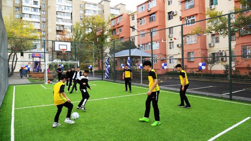 Bakıda daha bir həyət yenilənib
