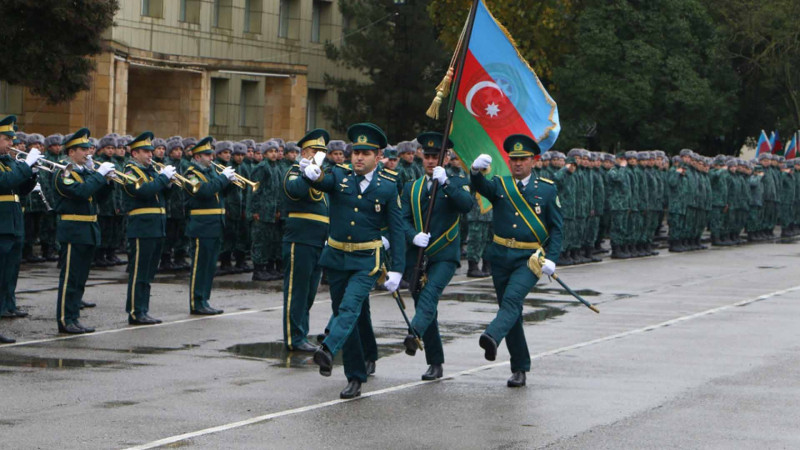 DSX-də gənc əsgərlərin andiçmə mərasimi keçirilib