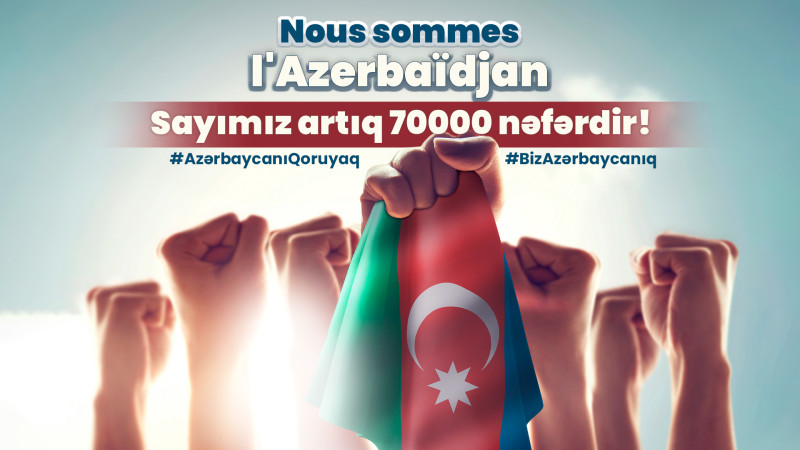 Azərbaycana dəstək olaraq petisiyanı imzalayanların sayı artıq 70 mini keçdi