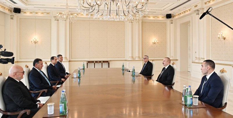 İlham Əliyev Avropa Olimpiya Komitələrinin prezidentini qəbul edib
