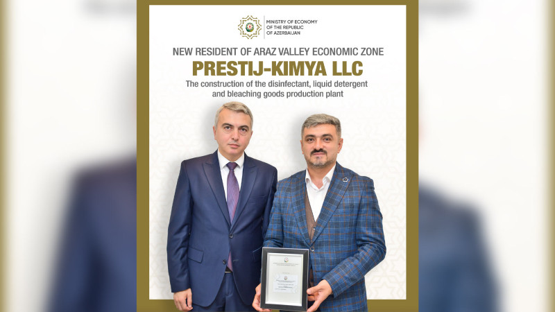 Araz Vadisi İqtisadi Zonasında 157 nəfər daimi işlə təmin ediləcək