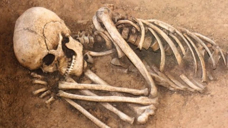 Şəkidə tarixi abidənin ərazisində körpə skeletləri aşkar edilib