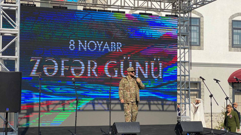 Ağalı kənd sakinləri Zəfər Gününü öz yurdlarında qeyd ediblər