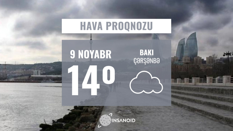 9 Noyabr - Bayraq Günü hava necə olacaq?