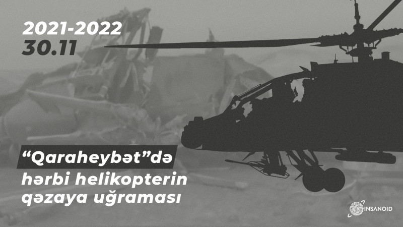 Qaraheybətdə hərbi helikopterin qəzaya düşməsindən bir il ötür