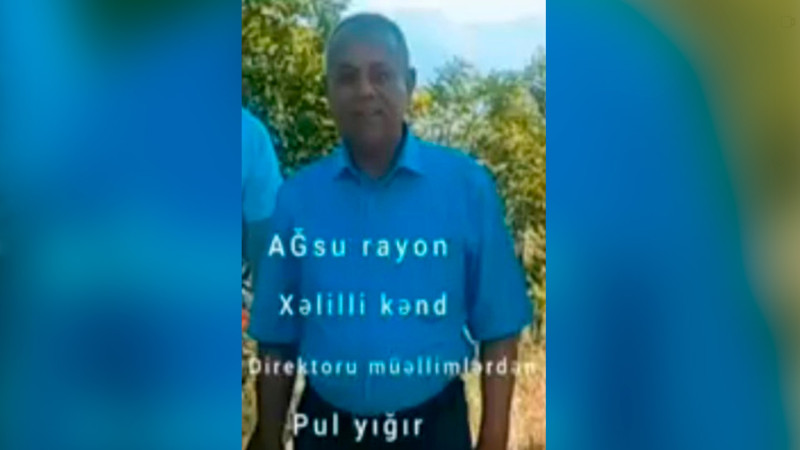 Məktəb direktoru dərsə gəlməməyə görə 10 manat alır