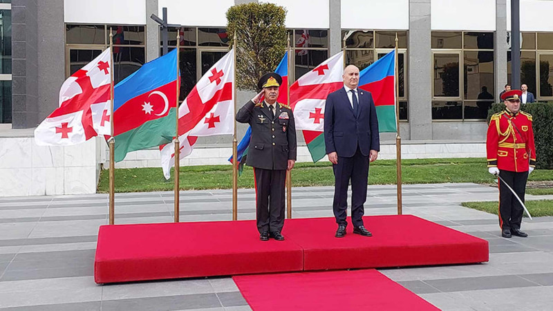 Zakir Həsənov gürcüstanlı həmkarı ilə görüşüb
