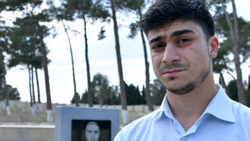 Şəhid polkovnik İlqar Mirzəyevin oğlu Zəfər Günündə atası ilə bağlı paylaşım edib