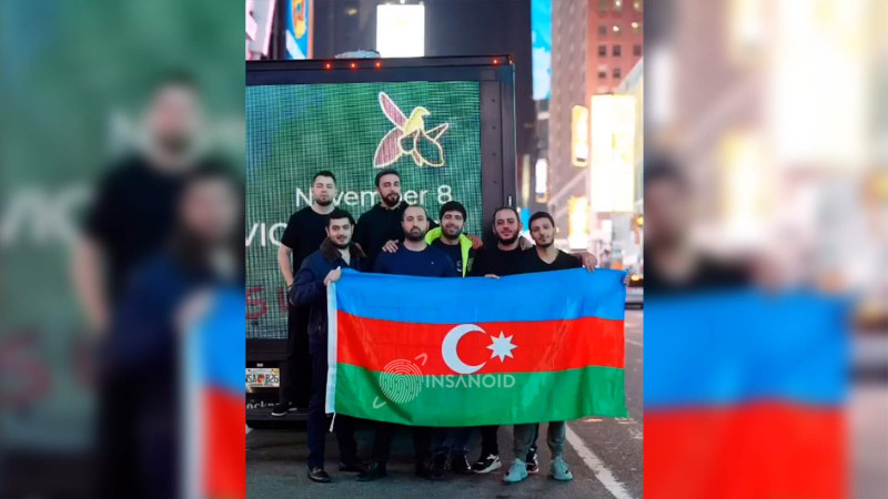 Nyu-Yorkda azərbaycanlı gənclər tərəfindən aksiya keçirilib
