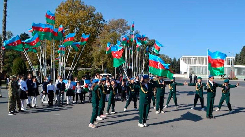 Mingəçevirdə Bayraq Günü ilə bağlı tədbir keçirilib
