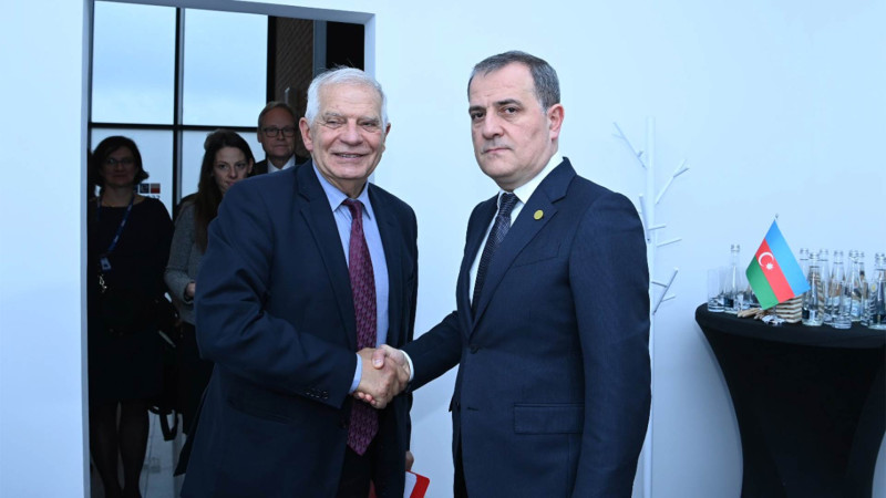 Ceyhun Bayramov Avropa İttifaqının ali nümayəndəsi ilə görüşüb
