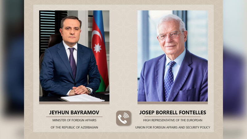 Ceyhun Bayramov Cozef Borellə telefonla danışıb
