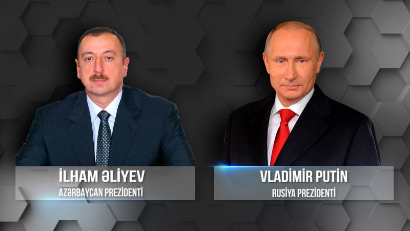 İlham Əliyevlə Vladimir Putin arasında telefon danışığı olub