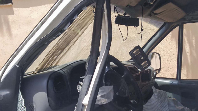 Gəncədə minik maşını sərnişin avtobusu ilə toqquşub