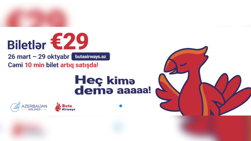 AZAL 29 avroya satışa çıxarır
