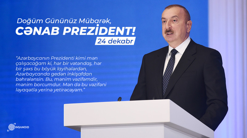 Bu gün dövlət başçısı İlham Əliyevin doğum günüdür