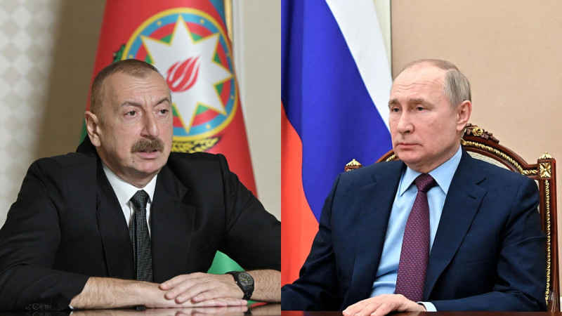 Vladimir Putin İlham Əliyevi təbrik edib