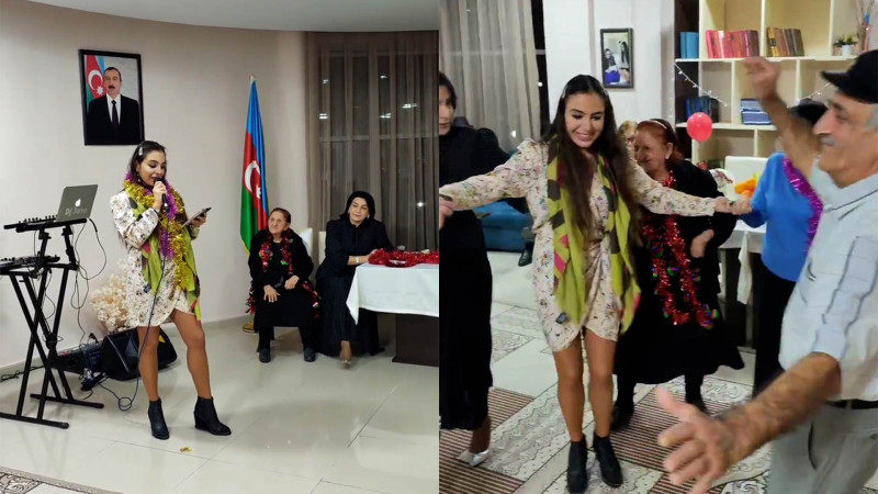 Leyla Əliyeva Bilgəhdəki Qocalar və əlillər evini ziyarət edib