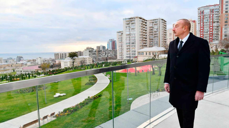 Bakıda Mərkəzi Parkın ikinci hissəsinin açılışı olub