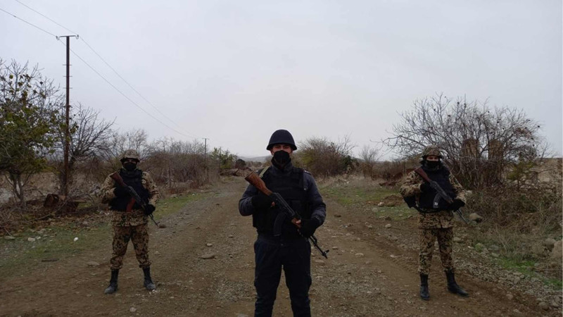Azad edilmiş ərazilərə qanunsuz keçmək istəyən 5 nəfər həbs olunub