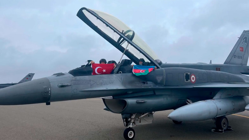 Azərbaycan və Türkiyə ordularının birgə təlimlərinə “F-16” qırıcıları cəlb olunub