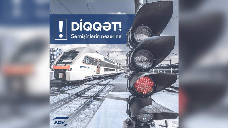 Azərbaycan Dəmir Yolları qarlı hava şəraiti ilə əlaqədar əlavə tədbirlər planı həyata keçirir