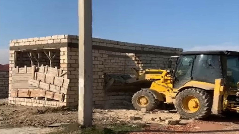 Abşeronda qanunsuz tikintinin qarşısı alınıb