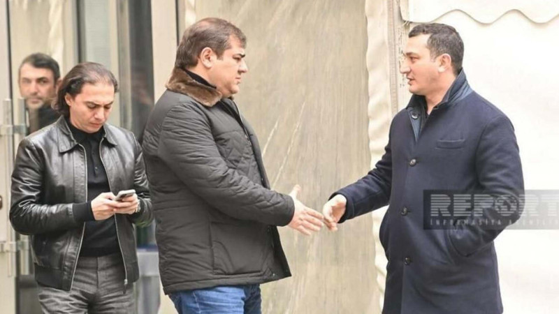 Orxan Əsgərovun yasında Vasif Talıbovun oğlu da iştirak edib