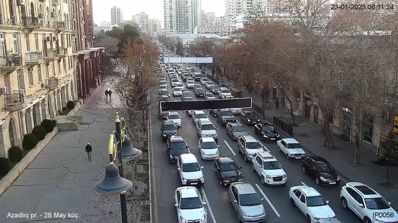 Bakının tıxac olan yollarının SİYAHISI