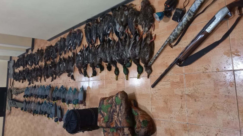 Lənkəranda qanunsuz ov edən şəxslər saxlanılıblar