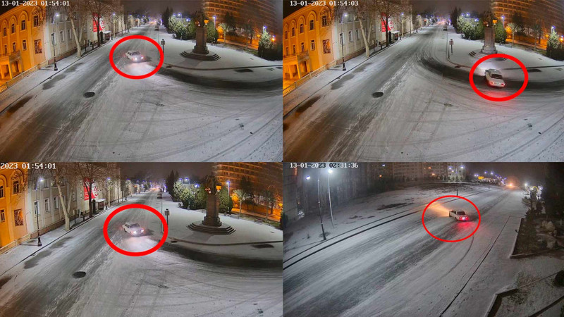 Gəncədə avtoxuliqan cəzalandırılıb