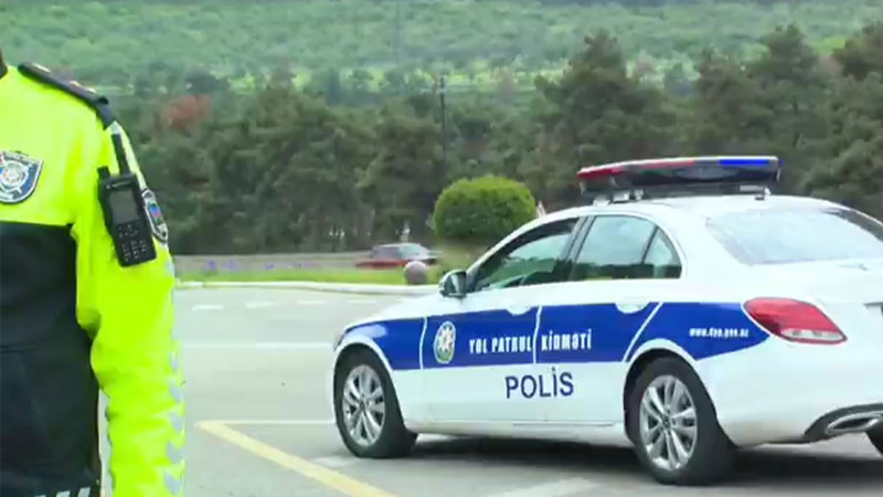 Şabranda xidmətdə olarkən DYP əməkdaşını avtomobil vurub