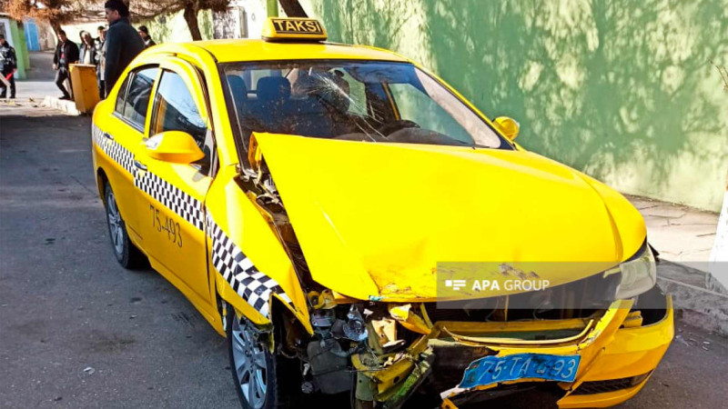 Naxçıvan şəhərində yol qəzası baş verib