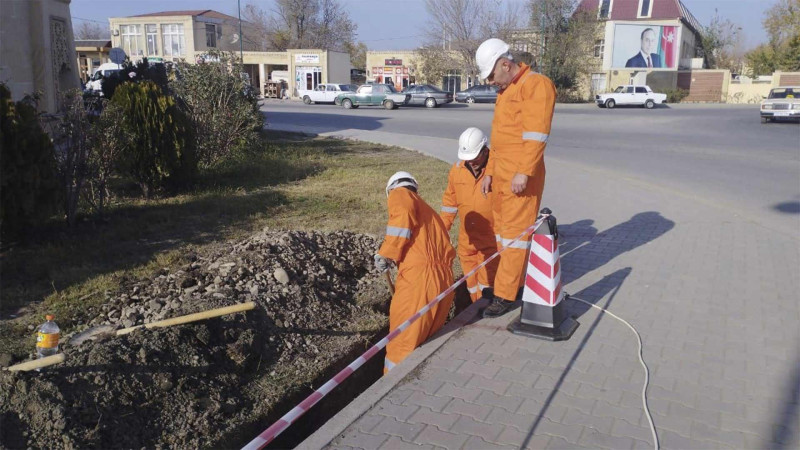 Kürdəmir şəhərinin işıqlandırılması yenidən qurulur