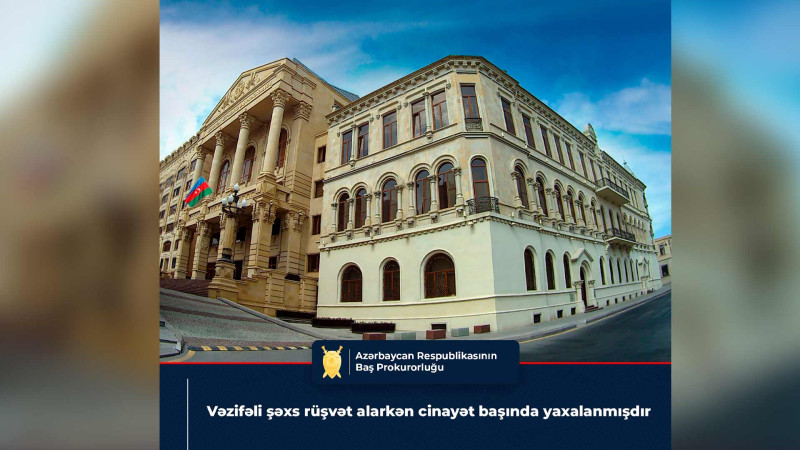 Ağdam Musiqi Kollecinin direktoru rüşvət alarkən cinayət başında yaxalanıb