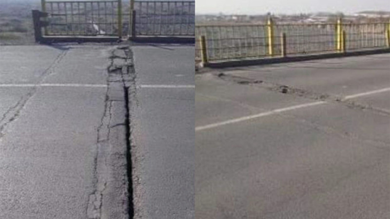 Zaqatalada yararsız körpü qəzalara səbəb olur