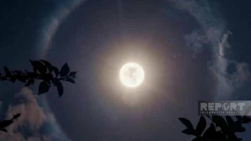 Biləsuvar və Cəlilabad rayonlarında Ayın ətrafında halqa müşahidə olunub