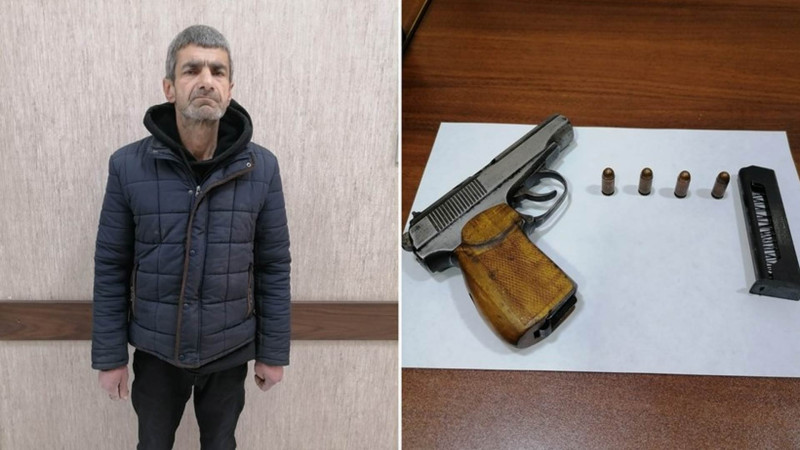 Bakıda tapança satan şəxs tutulub