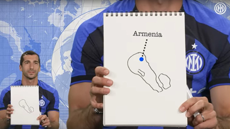 “İnter”in erməni futbolçusu Mxitaryan təxribata əl atıb