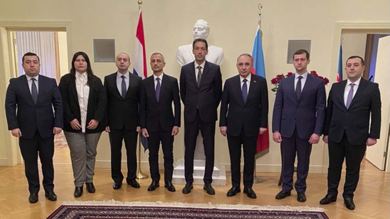 Baş prokuror Kamran Əliyev Niderlanda səfər edib