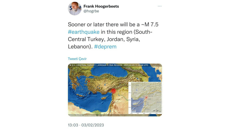 Hollandiyalı seysmoloqa Peyğəmbər adı verilib