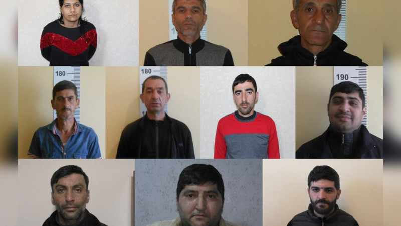 Ağdaşda müxtəlif cinayətlər törətmiş 10 nəfər saxlanılıb - FOTO