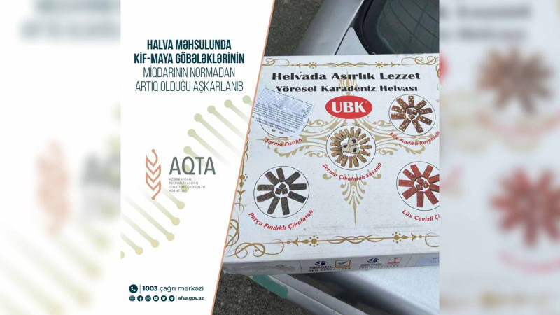 Azərbaycana “göbələk”li halva gətirilib