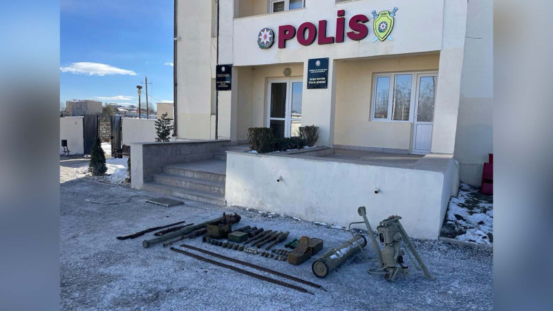 Şuşada silah-sursat aşkar edilib