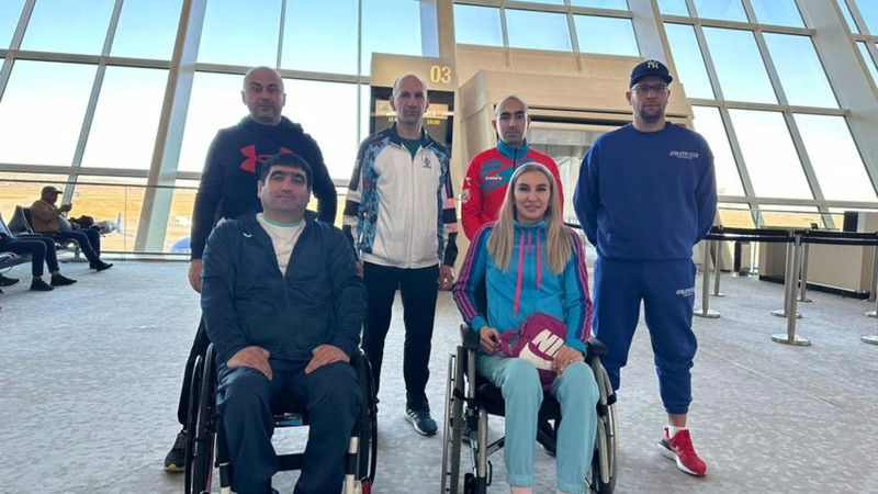 Paraatletlərimiz Dubaya yola düşüblər