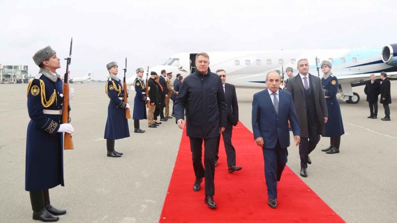 Rumıniya Prezidenti Azərbaycanda rəsmi səfərdədir