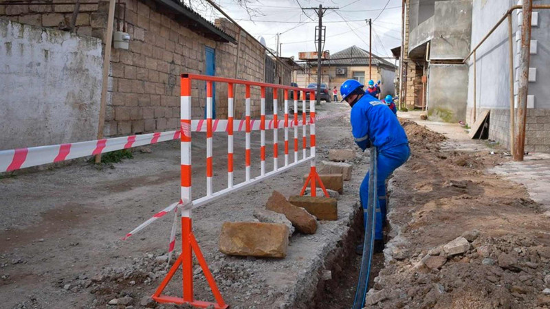 Naxçıvan şəhərinin içməli su problemi həll olunur